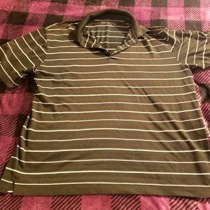 Men's Nike Golf Polo(striped) Dri-Fit Sz. Large